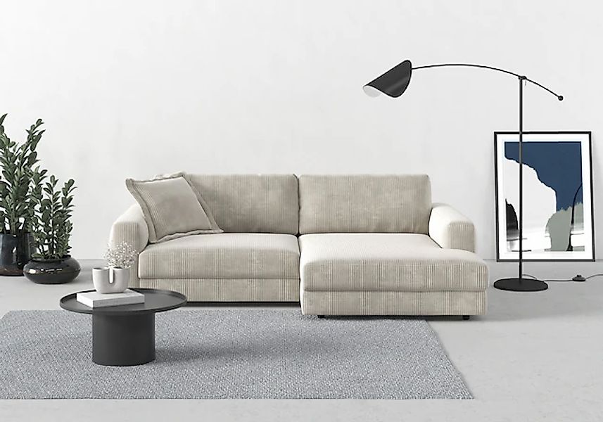TRENDMANUFAKTUR Ecksofa »Bourbon Mega_Ecke mit tollem Sitzkomfort, Breite 2 günstig online kaufen