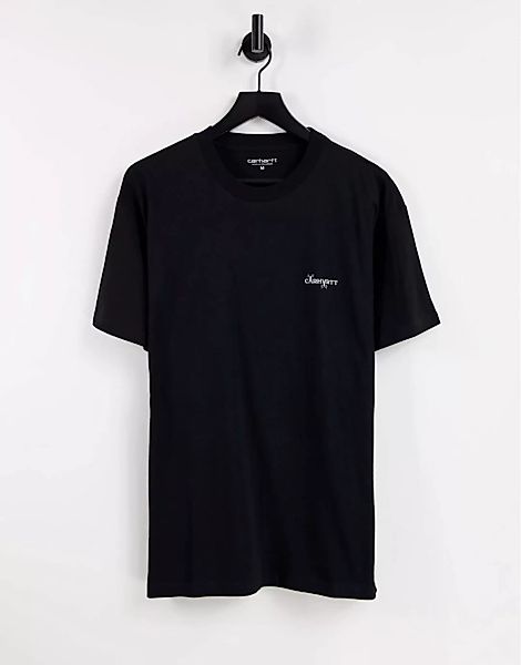 Carhartt WIP – Calibrate – T-Shirt in Schwarz günstig online kaufen