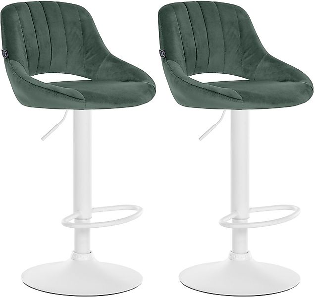 CLP Barhocker Milet Samt (2er Set, günstig online kaufen