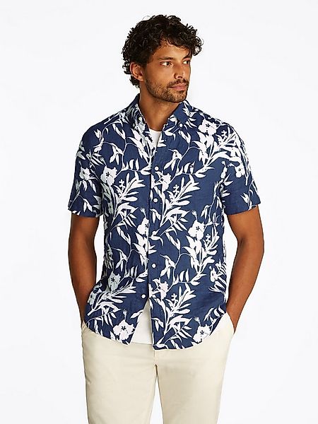 Tommy Hilfiger Leinenhemd LINEN TROPICAL PRT SS Regular Fit SHIRT mit Allov günstig online kaufen