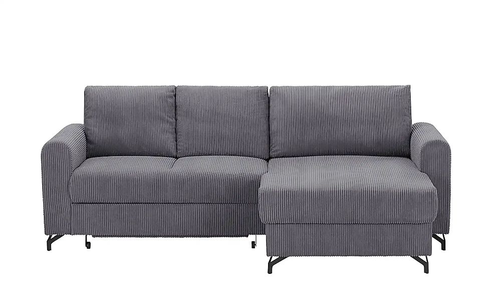 uno Ecksofa Cord Latina ¦ grau ¦ Maße (cm): B: 232 H: 110 T: 156.0 Polsterm günstig online kaufen