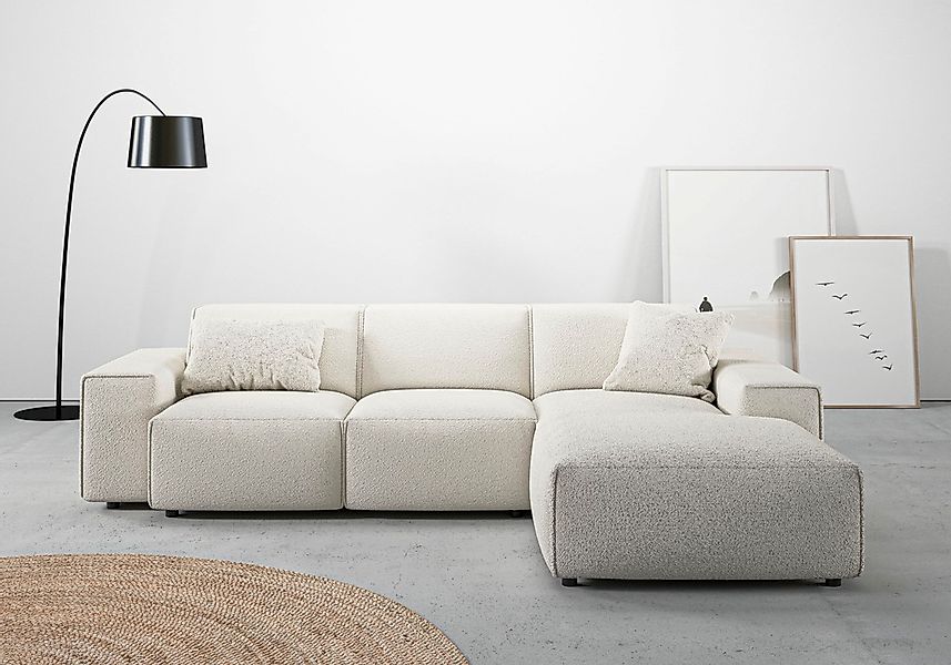 andas Ecksofa "Glimminge L-Form auch in Breitcord, Feincord + Easy care-Bez günstig online kaufen