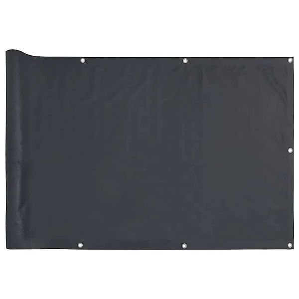 vidaXL Balkon-Sichtschutz Anthrazit 400x120 cm PVC 4005485 günstig online kaufen