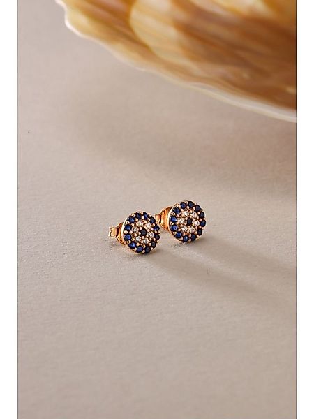 Nisan Ohrring-Set, Ohrstecker – 925 Sterling Silber, Minimal Nazar Design m günstig online kaufen