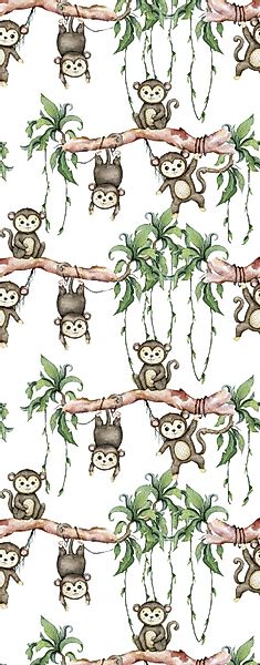 Marburg Kindertapete, matt, (1 St), Dschungeloptik, günstig online kaufen