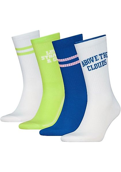 Levi's® Socken (4-Paar) mit farblich abgesetzten Streifen, Geschenkbox günstig online kaufen
