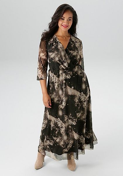 Aniston PLUS Midikleid In Mesh Qualität - NEUE KOLLEKTION günstig online kaufen