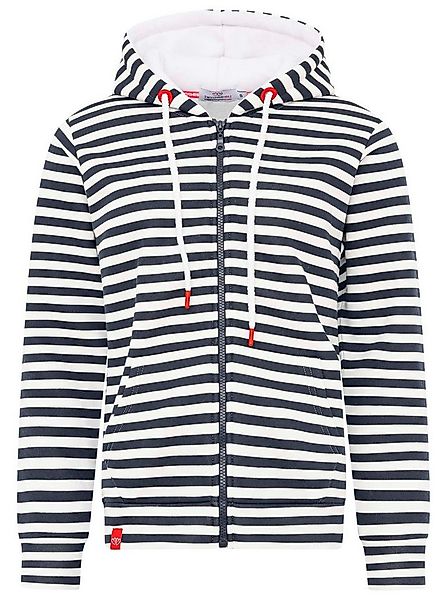 Zwillingsherz Kapuzensweatjacke "Streifen Strandglück" gestreifte Hoodiejac günstig online kaufen