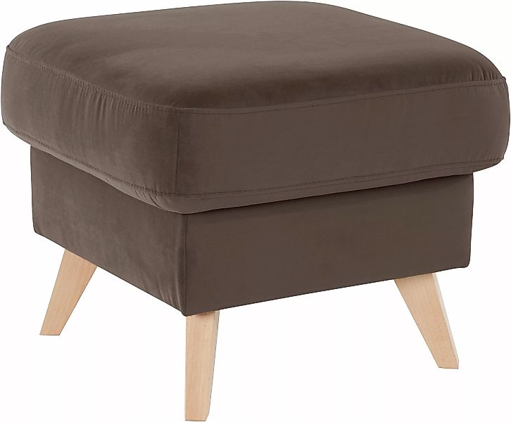 exxpo - sofa fashion Hocker »Nappa mit praktischem Staufach unter der Sitzf günstig online kaufen