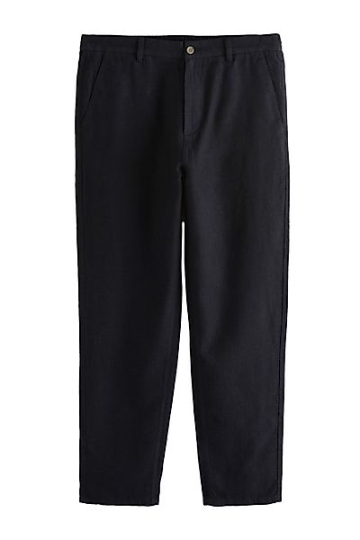 Next Dehnbund-Hose Strukturierte Hose aus Leinengemisch günstig online kaufen