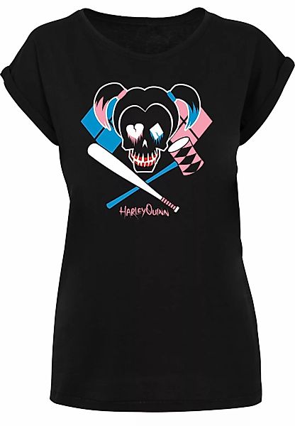 F4NT4STIC T-Shirt "Suicide Squad Harley Quinn Skull Emblem", Print günstig online kaufen