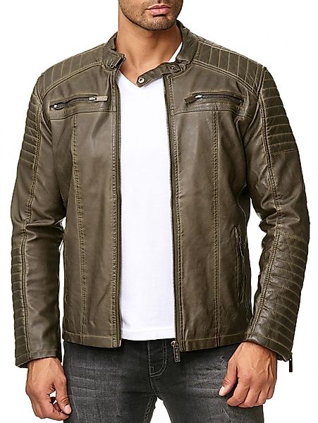 RedBridge Lederimitatjacke aus robustem Kunstleder mit günstig online kaufen