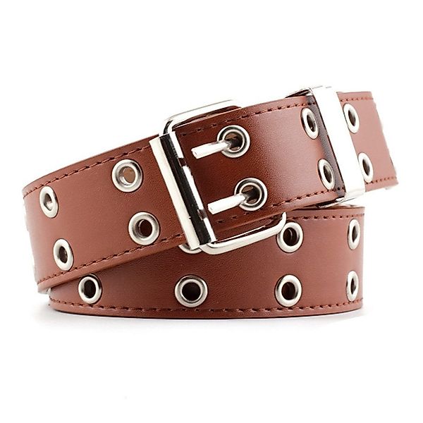 OKWISH Nietengürtel Ledergürtel Gürtelriemen Punk Nieten günstig online kaufen