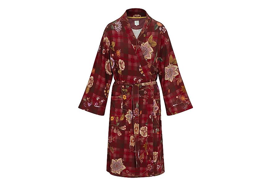 PiP Studio Kimono Kimono Naomi, knielang, Viskose, mit breitem Gürtel zum b günstig online kaufen
