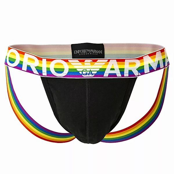 EMPORIO ARMANI Herren Jockstrap - Pride, Logo-Bund, Geschenkverpackung Schw günstig online kaufen