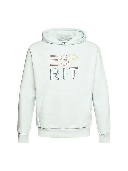 Esprit Sweatshirt Recycelt: Hoodie mit Logo-Stickerei (1-tlg) günstig online kaufen