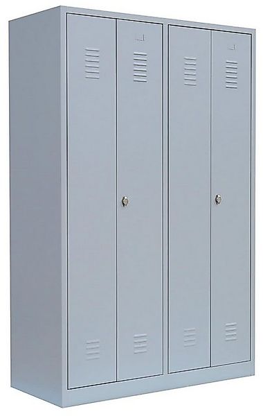 Steelboxx Spind 2er Spind für Schwarz-Weiss-Trennung Spint Stahl-Kleidersch günstig online kaufen