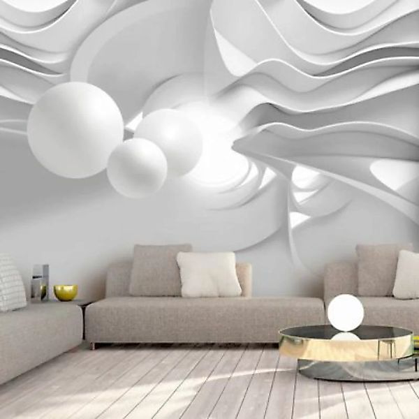 artgeist Fototapete White Corridors grau/weiß Gr. 400 x 280 günstig online kaufen