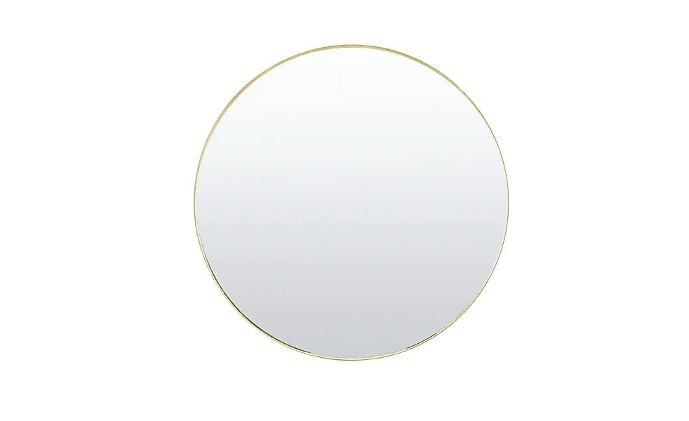 Spiegel 40 cm  ¦ gold ¦ Glas,Aluminium,Metall ¦ Maße (cm): B: 40 H: 40 T: 2 günstig online kaufen
