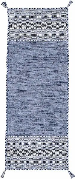 carpetfine Teppich »Kelim Azizi«, rechteckig, 5 mm Höhe, Baumwolle, Wendete günstig online kaufen