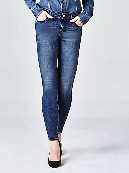 Skinny Jeans Seitlicher Strass günstig online kaufen
