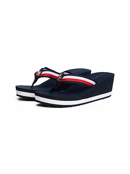 Tommy Hilfiger Dianette "TH CORPORATE WEDGE BEACH SANDAL", Keilabsatz, Somm günstig online kaufen