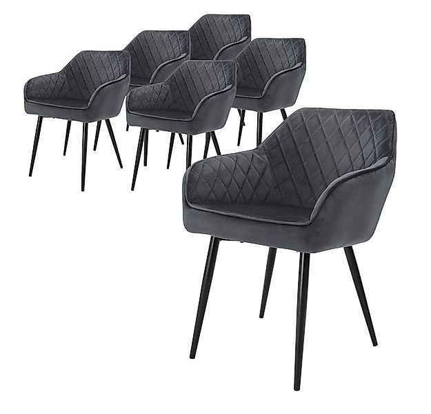 ML-DESIGN Polsterstuhl Esszimmerstühle mit Rücken- & Armlehne moderne Desig günstig online kaufen