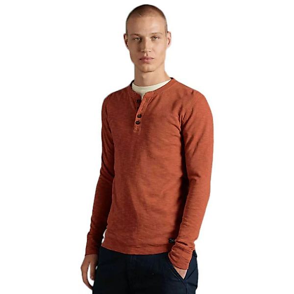 Superdry Legacy Henley Skinny Langarm-t-shirt S Denim Co Rust günstig online kaufen