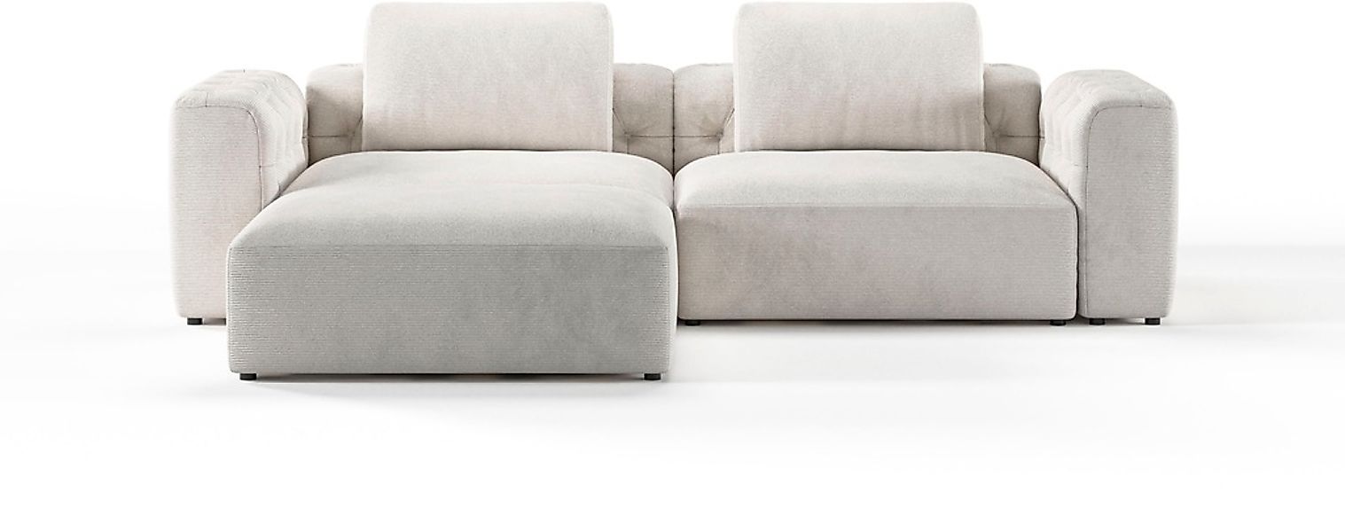 RAUM.ID Ecksofa »Cushid L-Form«, Modulset, bestehend aus 3 Teilen günstig online kaufen