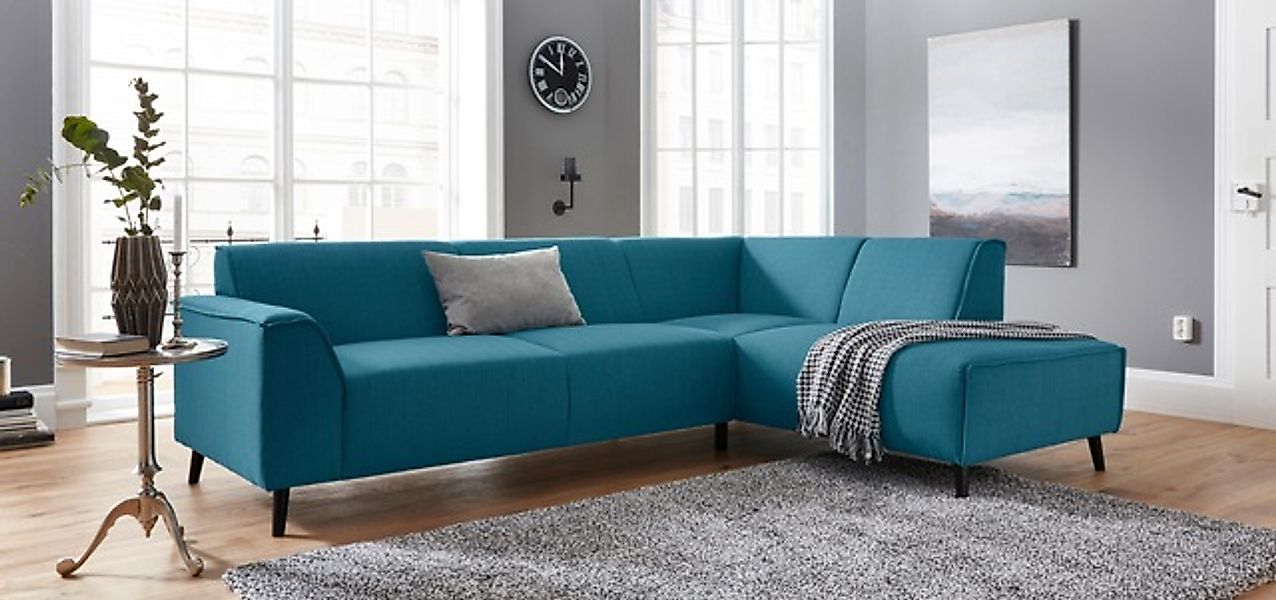 DOMO collection Ecksofa »Amora, inklusive komfortablem Federkern für mehr S günstig online kaufen