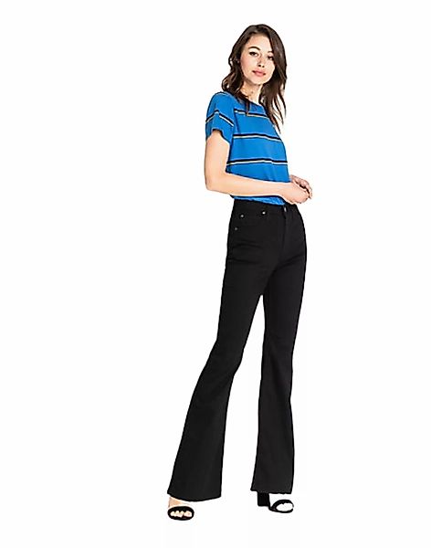 Lee Damen Jeans Breese - Bootcut - Schwarz - Black Rinse günstig online kaufen