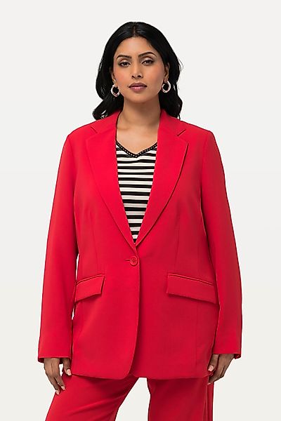 Ulla Popken Blusenblazer Blazer Acetat Reverskragen günstig online kaufen