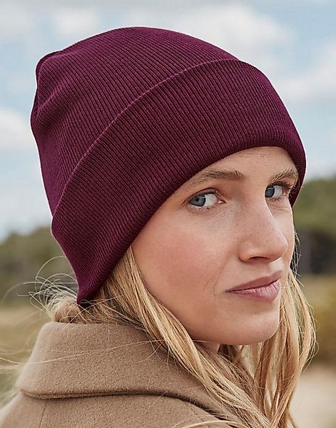 Beechfield® Bommelmütze Organic Cotton Original Cuffed Beanie - 100% Bio-Ba günstig online kaufen