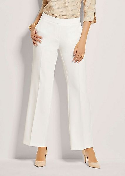 MADELEINE Stoffhose Elegante Damenhose mit Bügelfalten Weite Hose mit beque günstig online kaufen