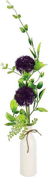 Kunstblume Arrangement Allium, I.GE.A., Höhe 63 cm, Vase aus Keramik günstig online kaufen