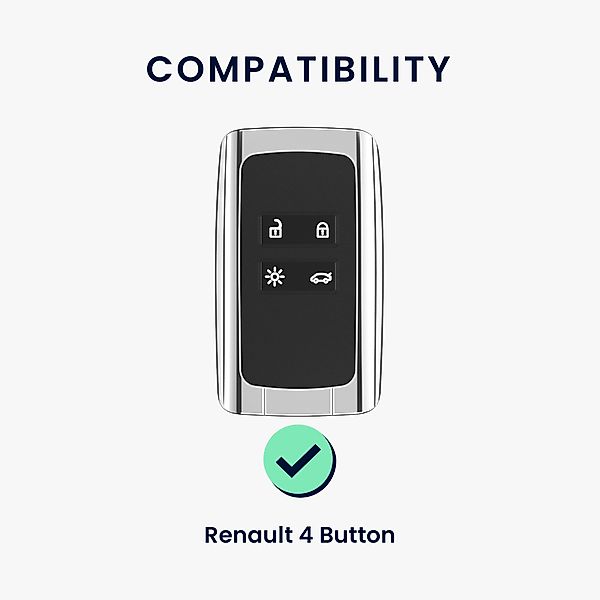kwmobile Schlüsseltasche Hülle für Renault 4-Tasten günstig online kaufen