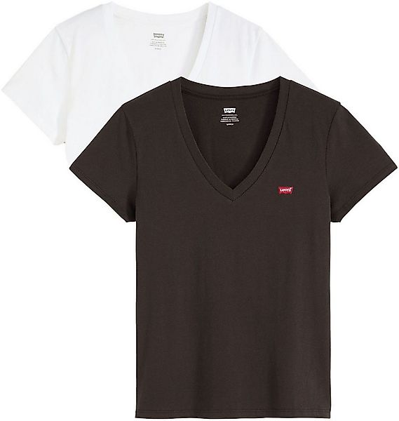 Levi's® T-Shirt VNECK TEE 2 PACK (Packung, 2-tlg) günstig online kaufen
