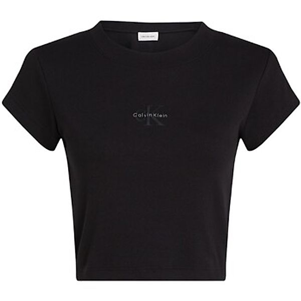 Calvin Klein Jeans T-Shirt "MONOGRAM BABY TEE" Rundhalsausschnitt, taillenl günstig online kaufen
