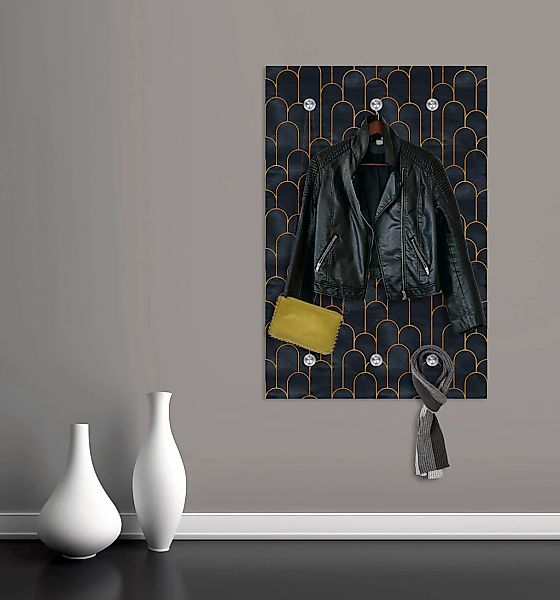 queence Garderobenleiste »Bogen« mit 6 Haken, 80 x 120 cm günstig online kaufen