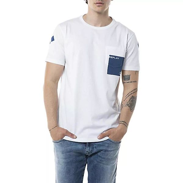 Replay M3396.000.2660 Kurzärmeliges T-shirt 3XL White günstig online kaufen
