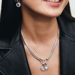 Pandora Charm-Kette 393377C00-45, Herz Verschluss, Sterling günstig online kaufen