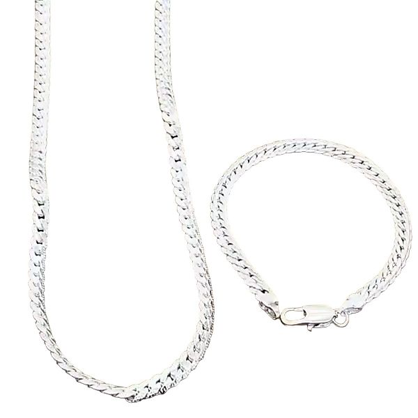 ELLAWIL Silberkette Silberkette & Armband Halskette günstig online kaufen