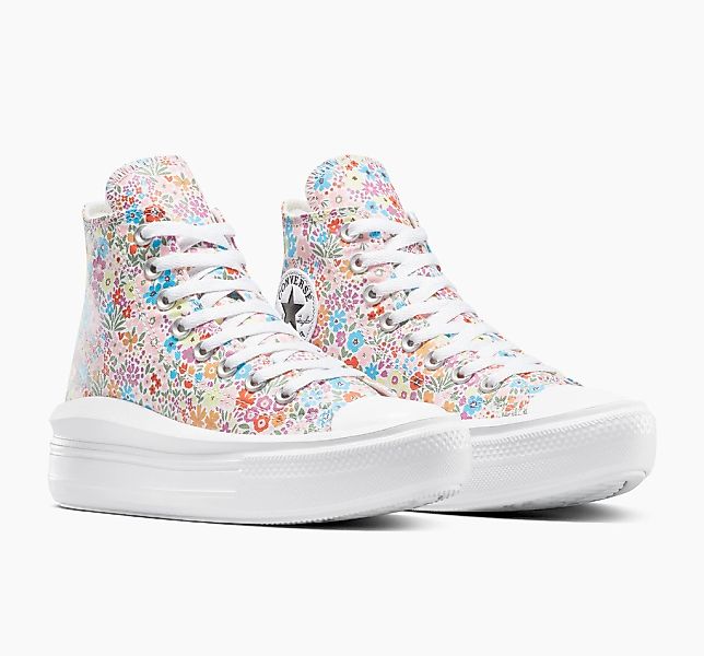 Converse CHUCK TAYLOR ALL STAR MOVE PLATFORM MINI FLOWERS Sneaker günstig online kaufen