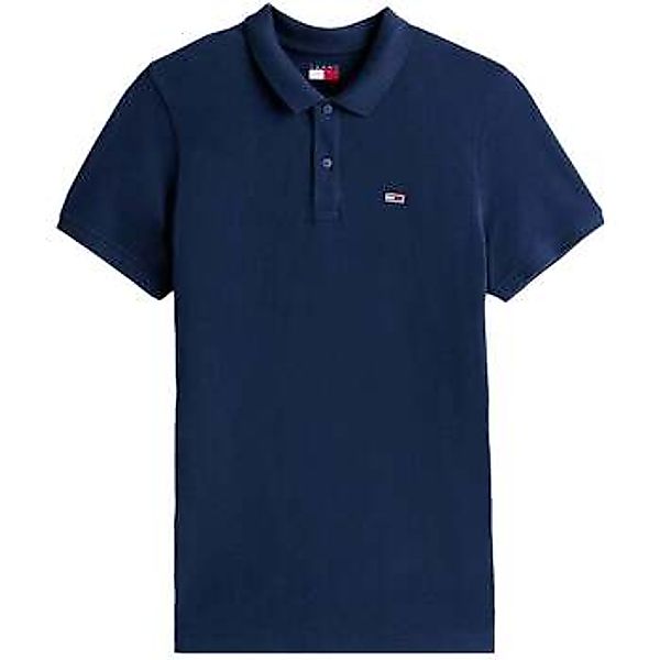 Tommy Jeans  Poloshirt Flag Slim Polo Shirt Dark Night Navy günstig online kaufen