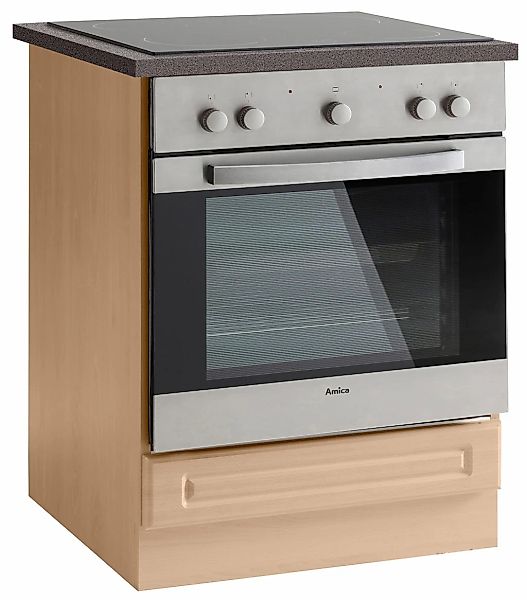 wiho Küchen Herdumbauschrank "Linz" 60 cm breit, in Landhaus-Optik günstig online kaufen