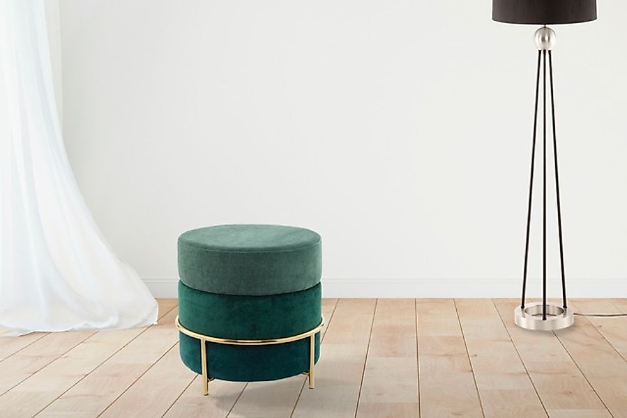Kayoom Sitzhocker »Hocker Matilda 225, Komfortable runde Form, Gemütlicher günstig online kaufen