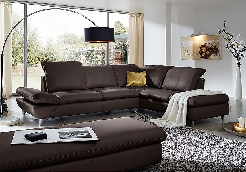 W.SCHILLIG Ecksofa »taoo, elegant und zeitlos, bequem, L-Form« mit Sitziefe günstig online kaufen