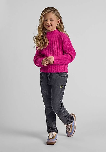 MINOTI Strickpullover Flauschiger Pullover mit Rundhalsausschnitt günstig online kaufen