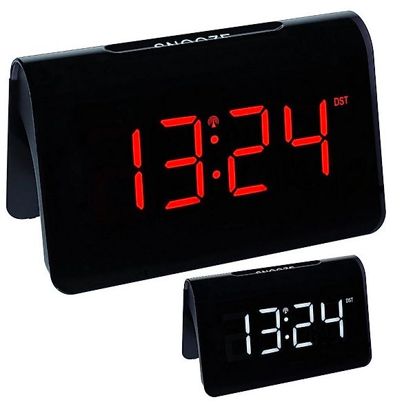 TFA Dostmann Funkwecker digitaler Wecker ICON TFA 60.2543, schwarz, mit LED günstig online kaufen