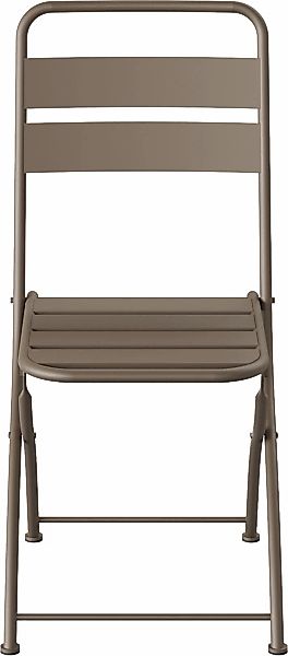 Essentials Klappstuhl "Breeze", 1 St., Bistro Klappstuhl Metall – cappuccin günstig online kaufen